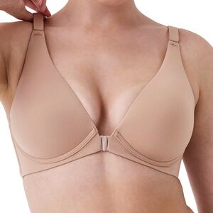 Spanx Bra-llelujah Wire free Plunge Bra - 38B - Tan